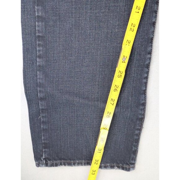 Guess Jeans Lincoln Slim Straight Mens 36x32 Dark Denim Tinted Excellent - Picture 8 of 9